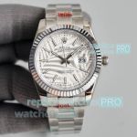 AAA Copy Rolex Datejust II Citizen 8215 Silver Palm Face Oyster Perpetual Watch 